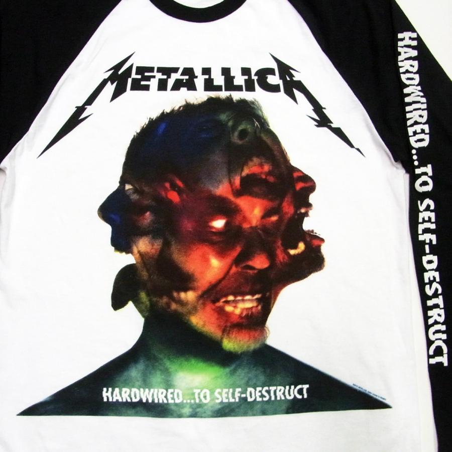 METALLICA - HARDWIRED ALBUM BASEBALL SHIRT / メタリカ オフィシャル 