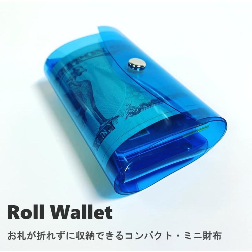 LAST Drip Designs 全11色 ロールウォレット 三つ折り財布 お札折ら