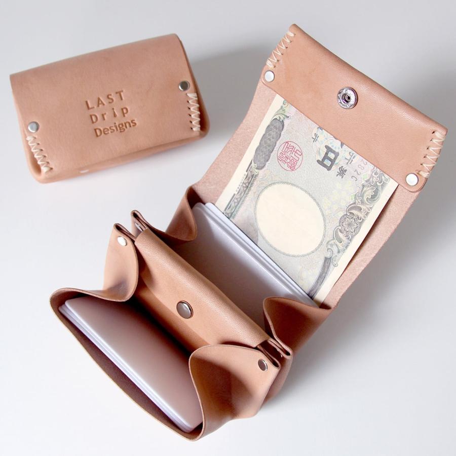 LAST Drip Designs 本革 アコーディオン財布 お札折らない財布 LAST Drip Designs 本革 アコーディオン財布 お札折らない財布