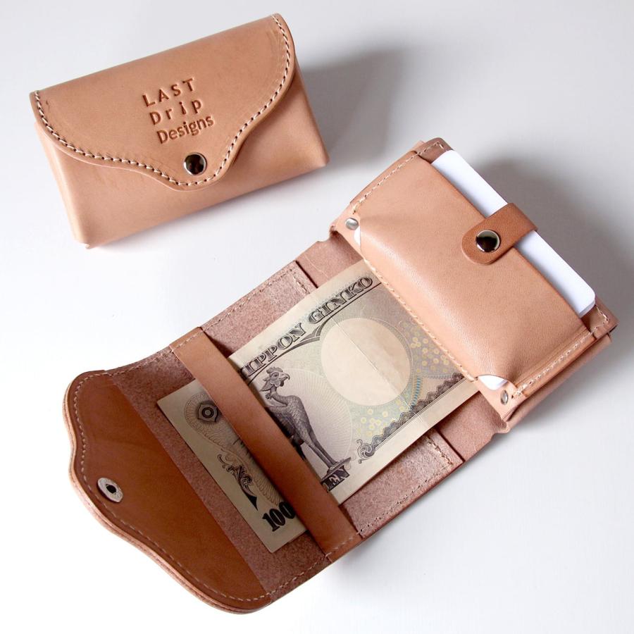 LAST Drip Designs 本革 ロールウォレット シングル 三つ折り LAST Drip Designs 本革 ロールウォレット シングル 三つ折り