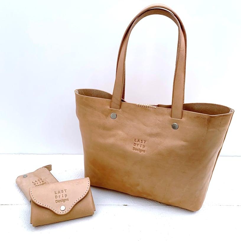 LAST Drip Designs 本革 シンプルトートバッグ ボックス 1枚革 LAST Drip Designs 本革 シンプルトートバッグ ボックス 1枚革