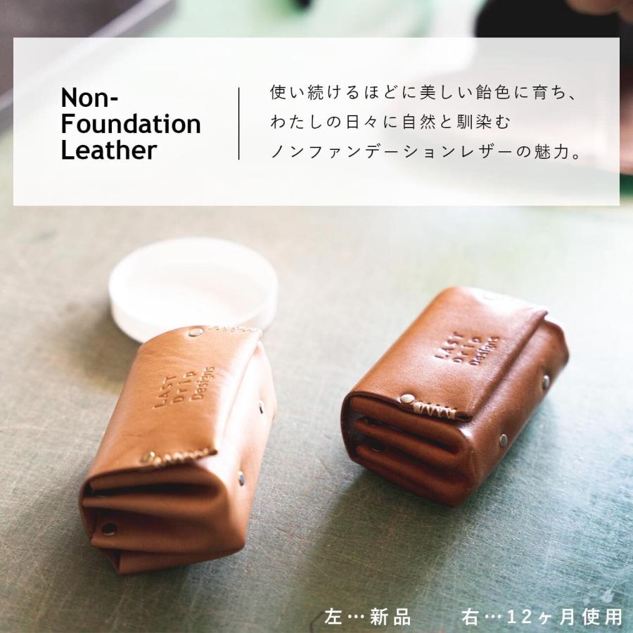 LAST Drip Designs 本革 ロールウォレット ダブルホック お札