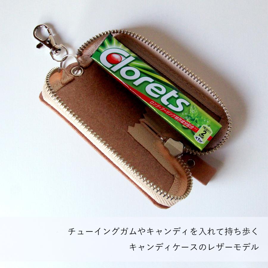 LAST Drip Designs 本革 ガム&キャンディケース キーホルダー LAST Drip Designs 本革 ガム&キャンディケース キーホルダー