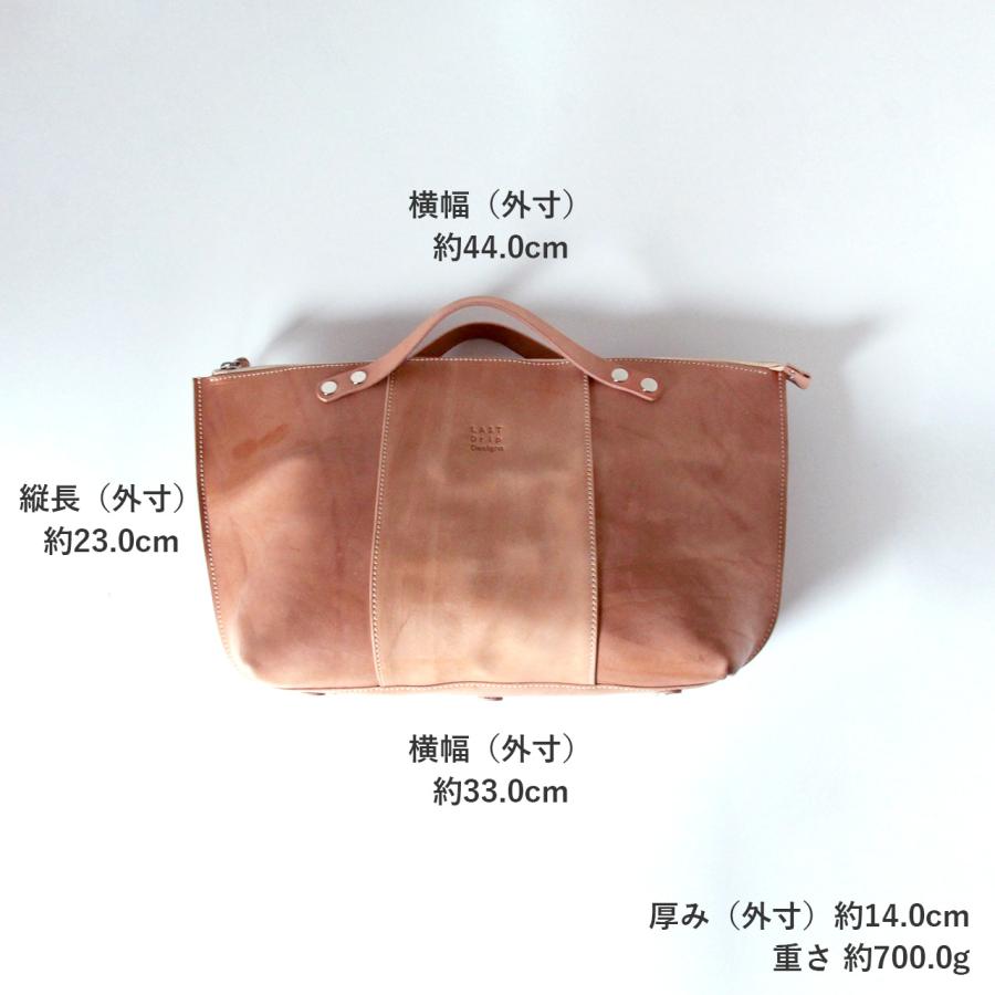 本革 タウンボストンバッグ A4 ショルダー付き トートバッグ 2WAY メンズ レディース ヌメ革 革 レザーnfl hnd 店 送料無料 受注生産 2~4週の画像