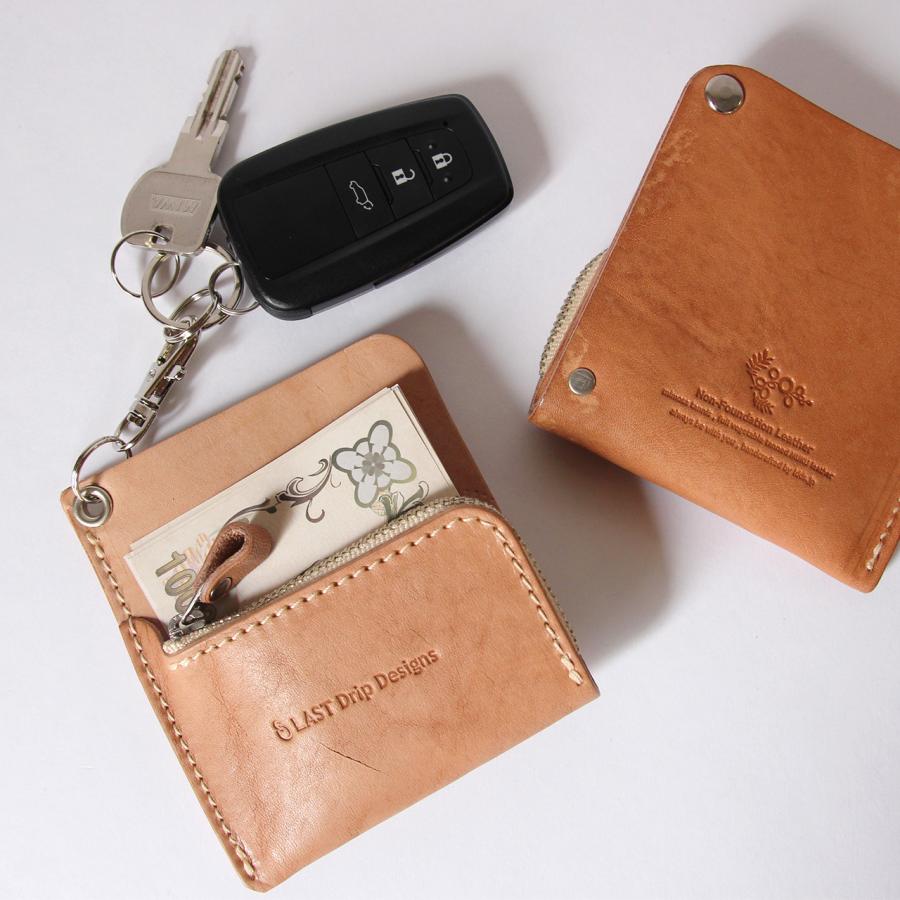 LAST Drip Designs 本革 スマートウォレット&キーホルダー 薄型 LAST Drip Designs 本革 スマートウォレット&キーホルダー 薄型
