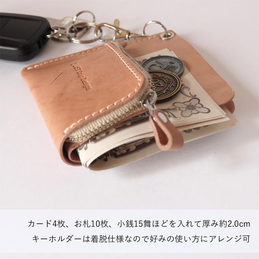LAST Drip Designs 本革 スマートウォレット&キーホルダー 薄型 LAST Drip Designs 本革 スマートウォレット&キーホルダー 薄型