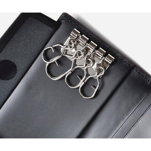 CK CALVIN KLEIN カルバンクライン 牛革 キーケース 4連仕様 小銭入れ