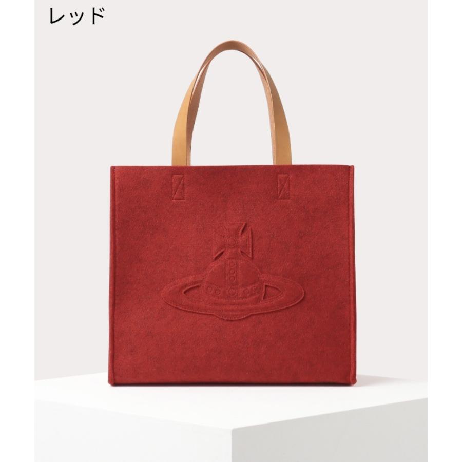 美品ヴィヴィアンウエストウッド 公式 日本製 FELTED ORB トートバッグ
