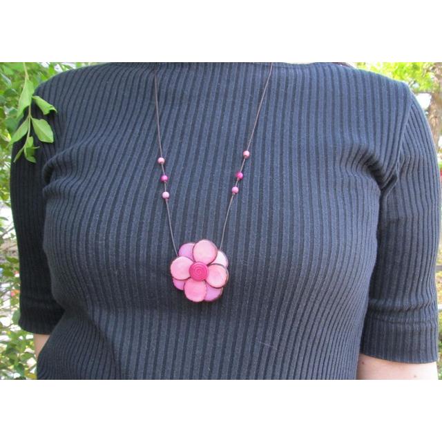 LT-1016 タグア ネックレス 小花  Tagua Necklet |  | 02