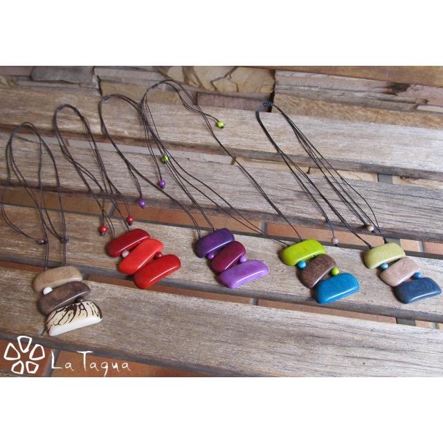 LT-1030 タグア ネックレス スクエアリッシュ Tagua Necklet Squarish | 
