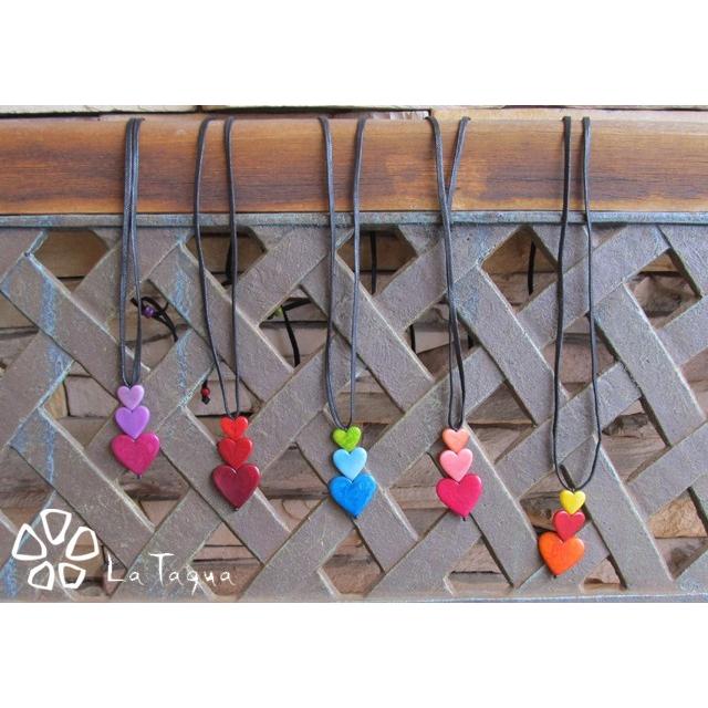 LT-1080 タグア ネックレス ハート Tagua Necklet Hearts | 