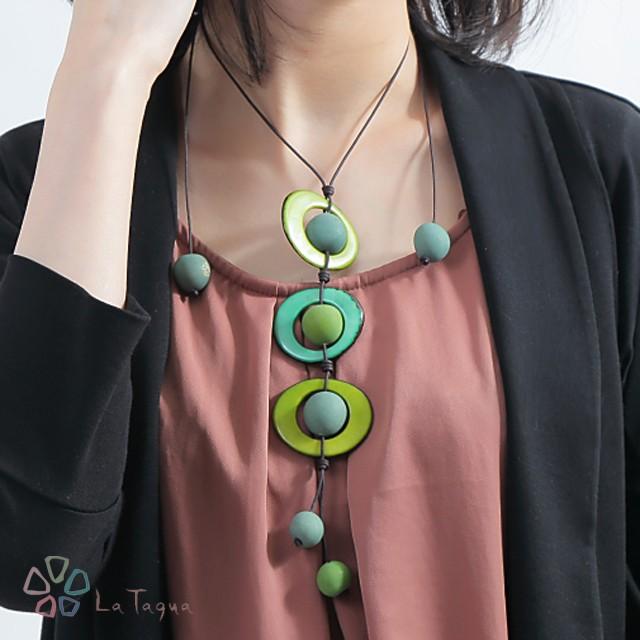 LT-1090 タグア ネックレス 縦型 ペンダント Tagua Necklet Pendant 