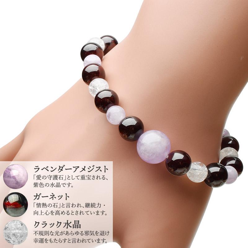 パワーストーン 天然石 信頼と友愛の深紅のガーネットパワーストーン