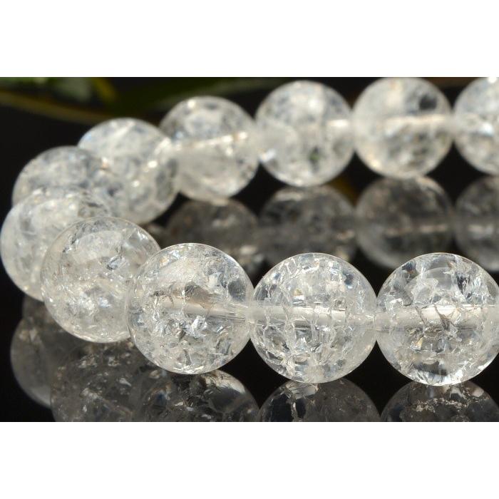 パワーストーン 天然石 クラック水晶 レディース メンズ ブレスレット