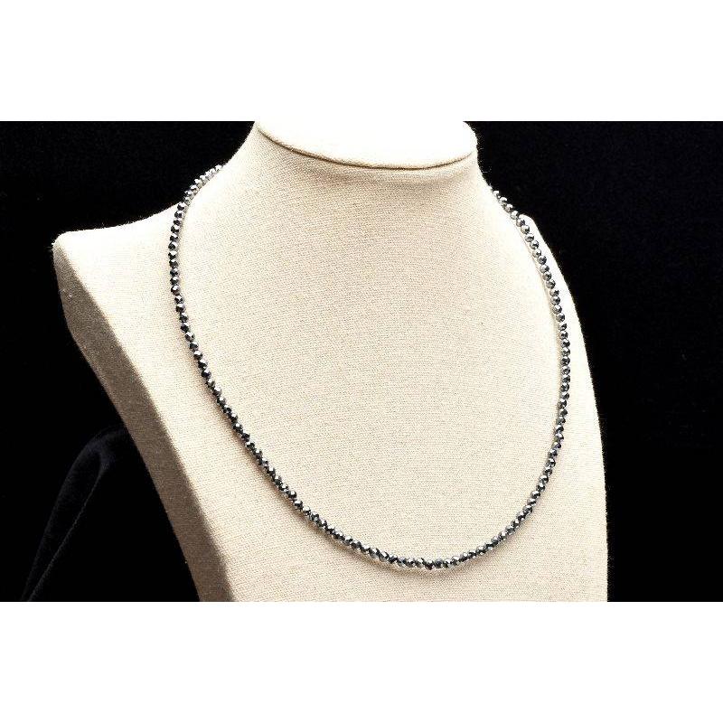 テラヘルツ 3mm 64面カット アジャスター付き ネックレス 1個売り