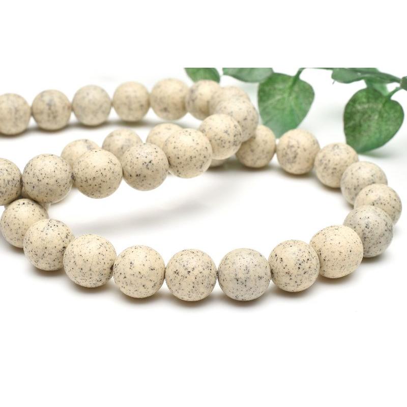 台湾産◇ホクトライト 北投石 6-6.5mm ブレスレット 1個売り _B1402-6