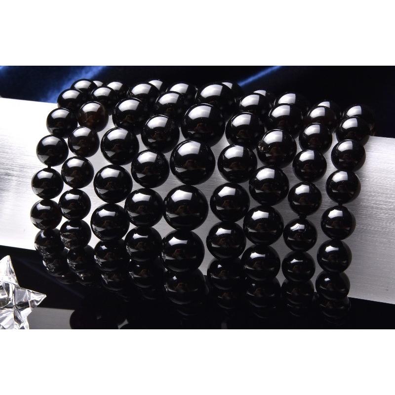 モリオン 黒水晶 10mm ブレスレット_B411-10 : ラトリエ - 通販