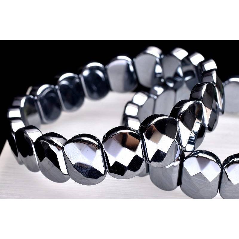 高純度 テラヘルツ鉱石 10x14mm オーバルカット バングル 1個売り_