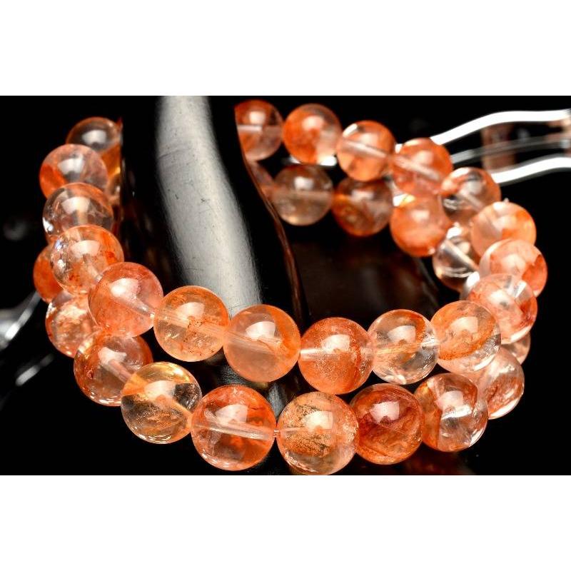 ★高品質★ リモナイトインクォーツ　マダガスカル産　ブレスレット　レインボー ☆高品質☆ リモナイトインクォーツ マダガスカル産