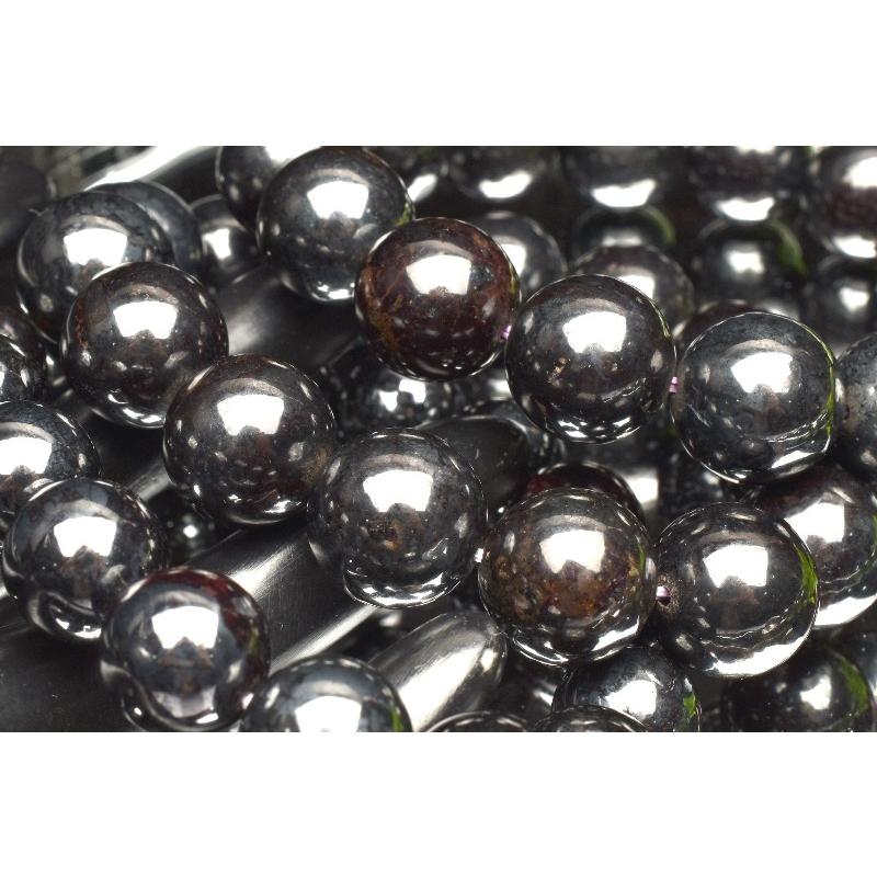 ブラックアイアン スギライト(杉石) 10.5mm ブレスレット 1個売り
