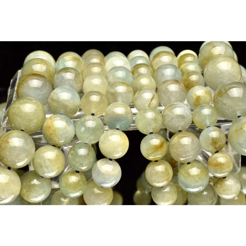 天然】アクアマリン ブレスレット 9.5mm 【公式通販】