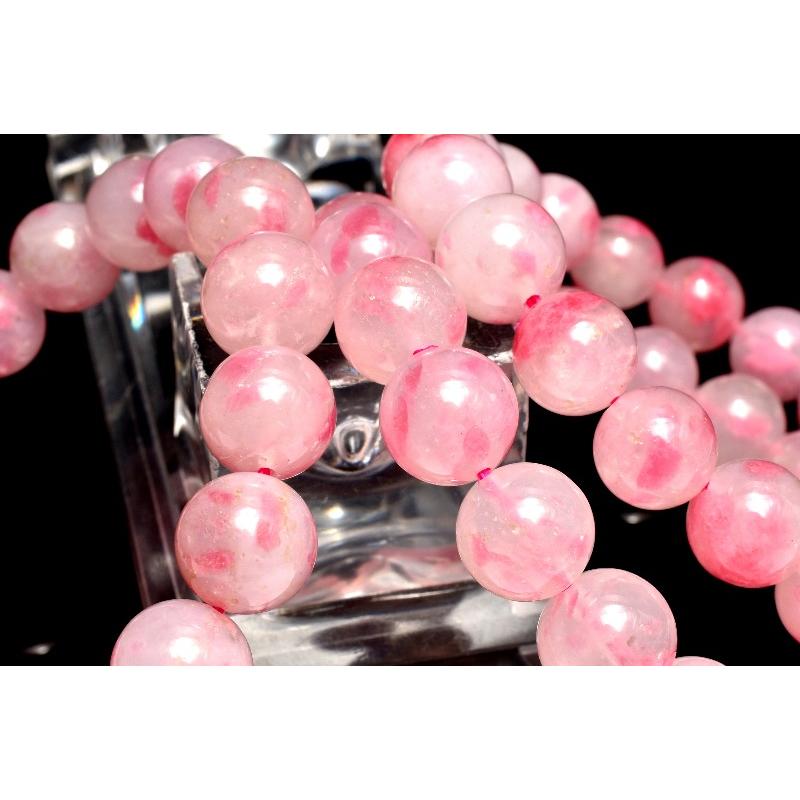 希少◇高発色 ロードナイトシリカ 8mm ブレスレット 1個売り_BG5705-8