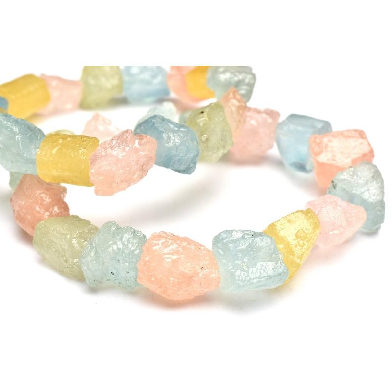石の魅力 MIXベリル(マルチカラーアクアマリン) 8-13x8-10mm