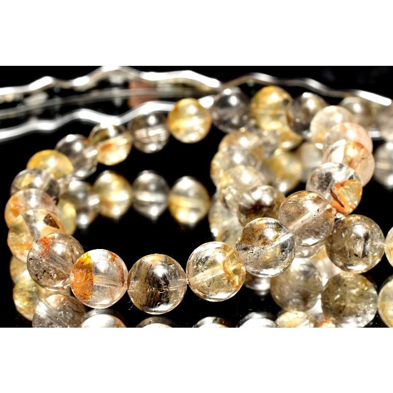 高品質‼️ヒマラヤエレスチャルクオーツ8〜8.5ミリ16センチ天然石