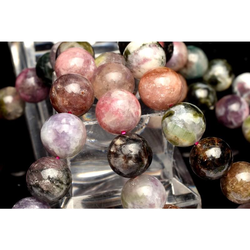 マルチカラー トルマリン 10mm ブレスレット 1個売り _BG5771-10 