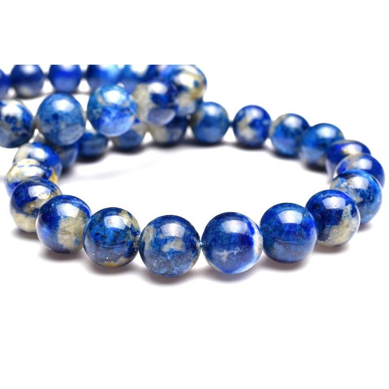 【希少】ブルーラダーインブラックリビアングラス　８,５㎜　ブレスレット　美品 最高品質】ブルーラダー入り ブラックリビアングラス