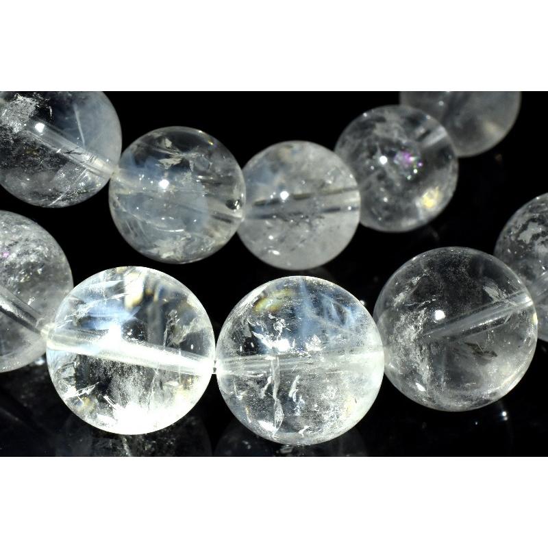 【美品,希少】エンジェルラダーインクォーツ　ブレスレット　天然　珍品 エンジェルラダー クォーツ ブレスレット 9.5mm 17.5cm メンズM