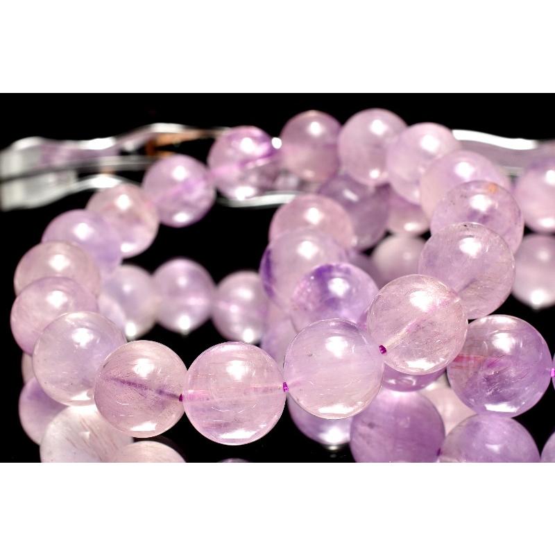 上質 ピンクスーパーセブンアメジスト 10.5mm ブレスレット 1個売り