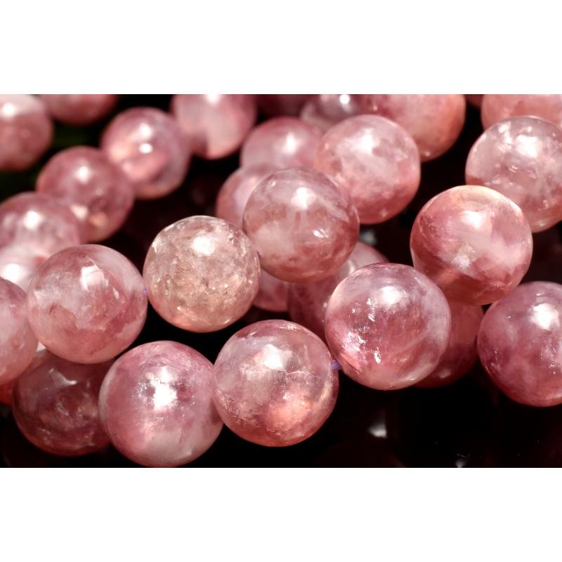桜色 ピンクマイカ(レピドライトシリカ) 10mm ブレスレット 1個売り
