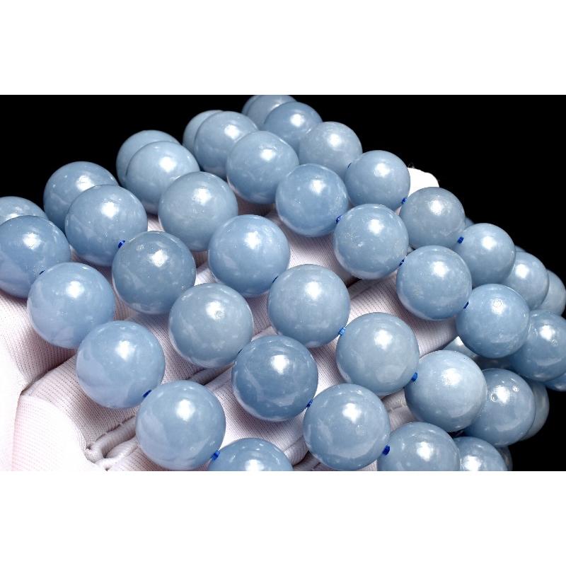 ペルー産 エンジェライト 11mm ブレスレット 1個売り _BG6294-11 