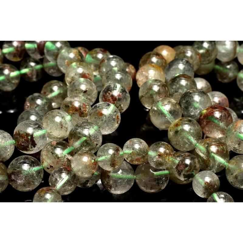 癒やしの緑 ガーデンクォーツ 7mm ブレスレット 1個売り _BG6375-7 
