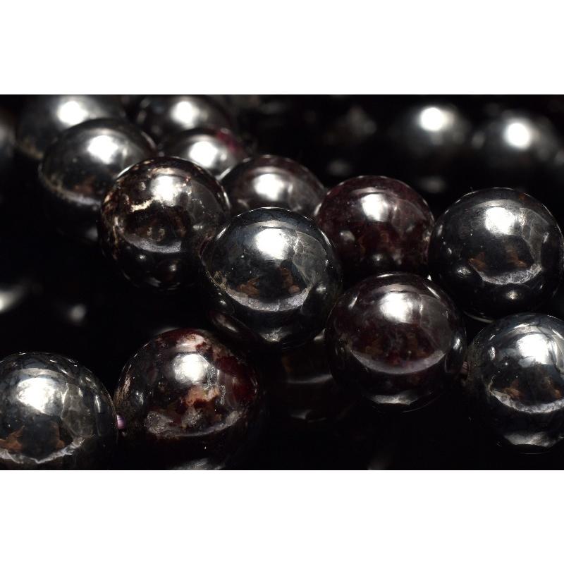 ブラックアイアン スギライト(杉石) 10.5mm ブレスレット 1個売り