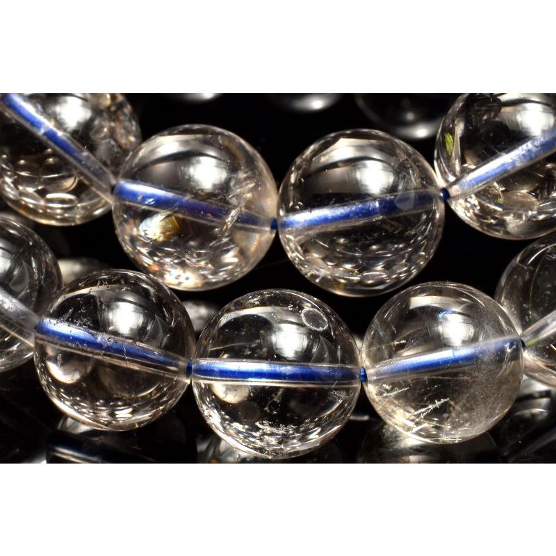 スモーキーシルバールチルクォーツ スモーキー シルバールチルクォーツ 13mm ブレスレット 1個売り
