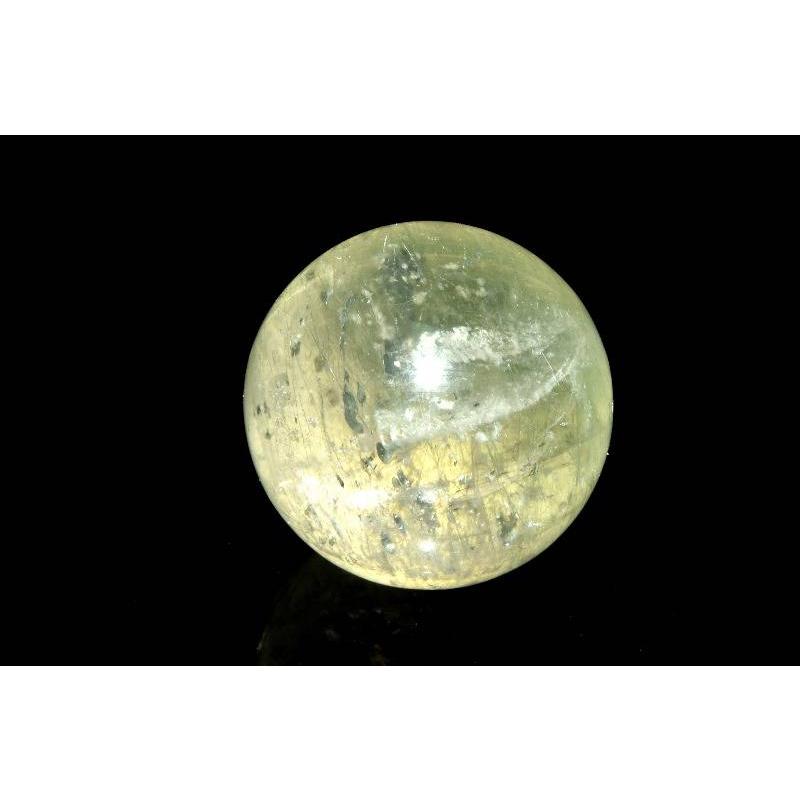 1点物】アルーシャ産 フェルドスパーサンストーン 27mm 丸玉(台座付き