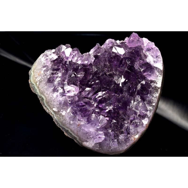 ウルグアイ産 アメジスト クラスター ハート形　天然 最高品質 SSS 楽天市場】【ミニクラスター】ハート型 ウルグアイ産アメジスト