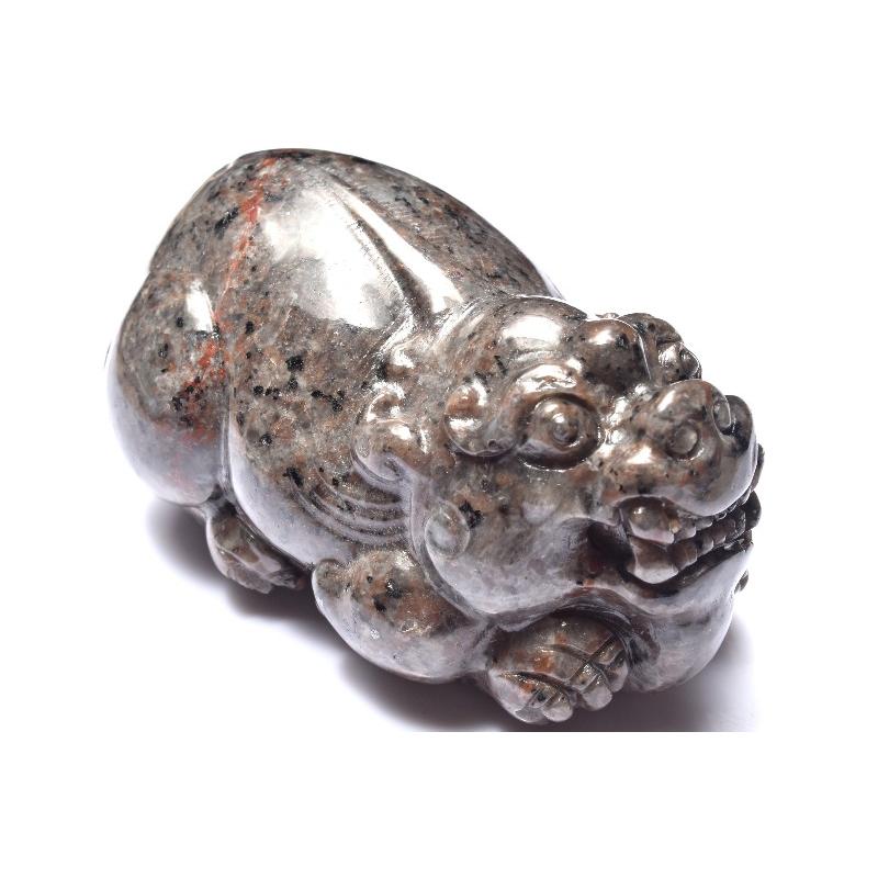 1点物】希少◇UV発光 ユーパーライト 60x97x48mm 貔貅彫刻 置物