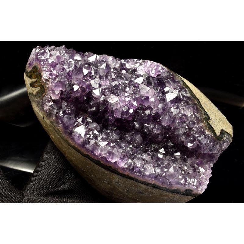 1点物】希少◇ウルグアイ産 アメジストドーム 77x79x116mm 原石