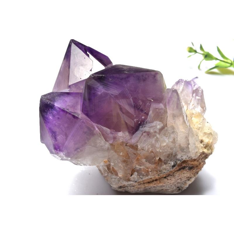 1点物】魔除けのお守り アメジスト 101x76x92mm クラスター 原石