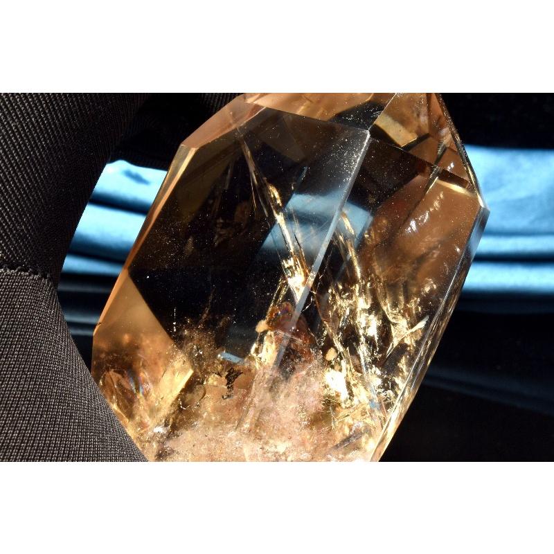 1点物】浄化や魔除けに スモーキークォーツ茶水晶 57x33x87mm 原石