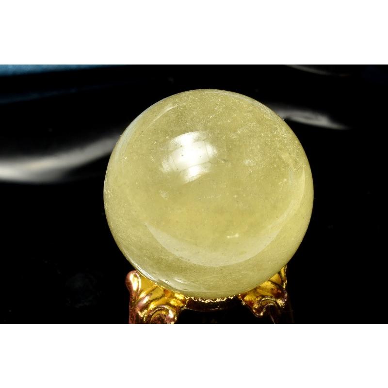 1点物】希少◇宇宙からの贈り物 リビアングラス 28.5mm 丸玉(台座付き