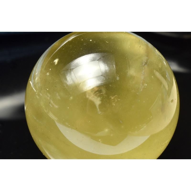 1点物】希少◇宇宙からの贈り物 リビアングラス 32.5mm 丸玉(台座付き