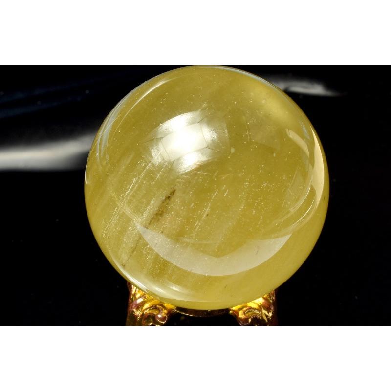 1点物】希少◇宇宙からの贈り物 リビアングラス 35mm 丸玉(台座付き