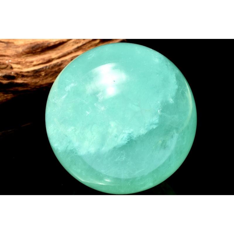 1点物】高発色◇大玉 フローライト 62mm 丸玉(台座付き) スフィア