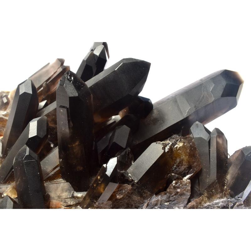 1点物】浄化や魔除けに 黒水晶モリオン 163x108x61mm クラスター 原石