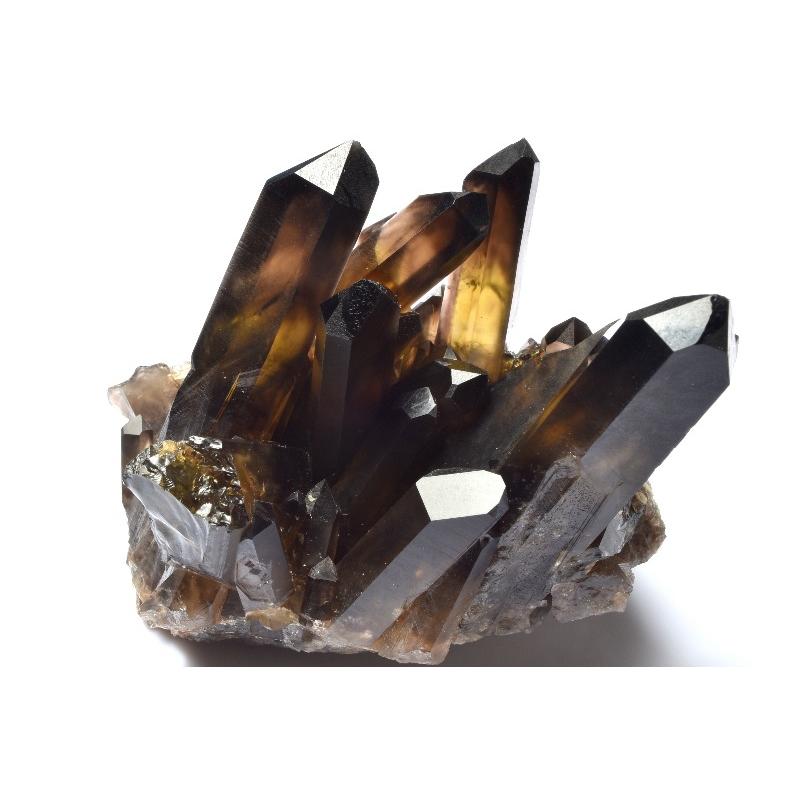 1点物】浄化や魔除けに 黒水晶モリオン 120x82x75mm クラスター 原石