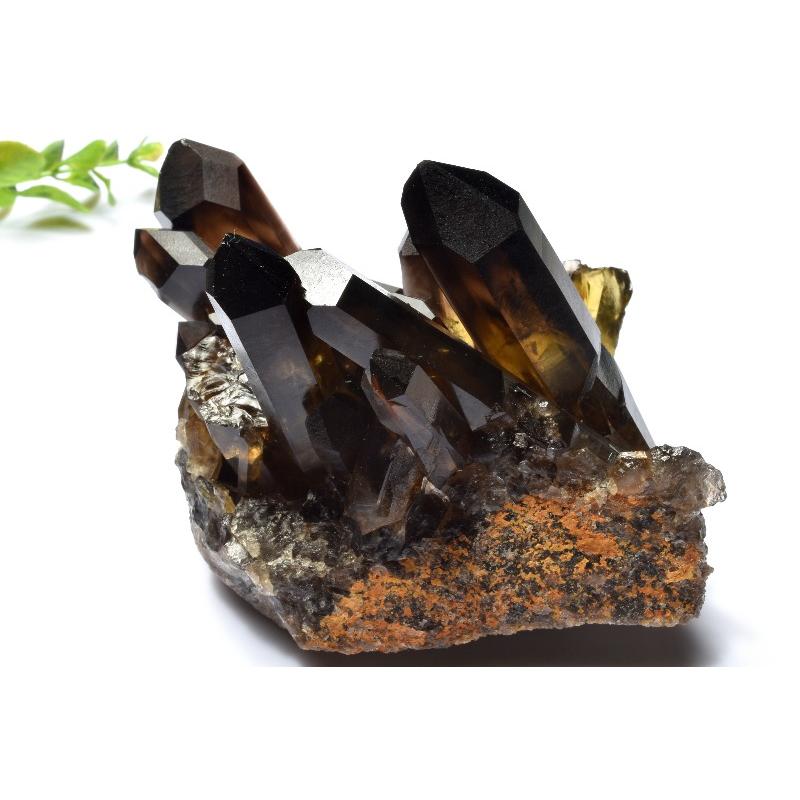 1点物】浄化や魔除けに 黒水晶モリオン 120x82x75mm クラスター 原石